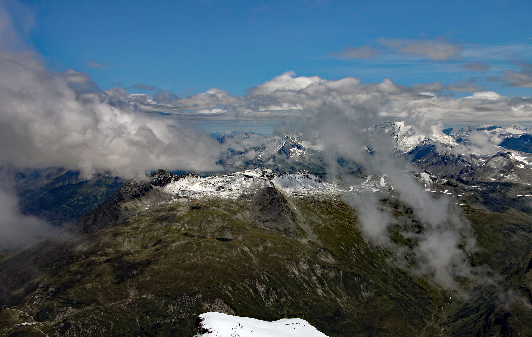 Wolken ziehen dahin