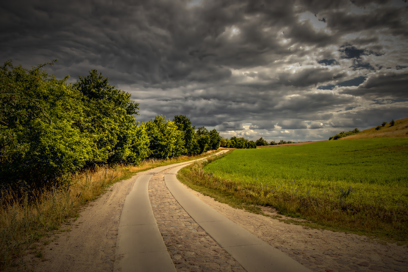 Wolken ziehen so dahin ...