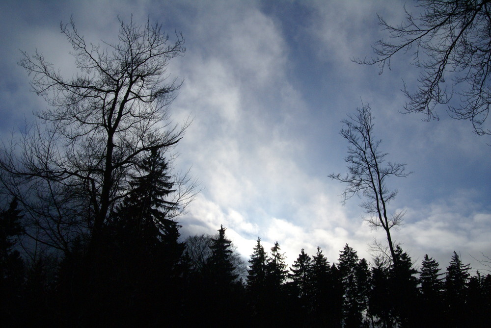 Wolken ziehen vorbei !