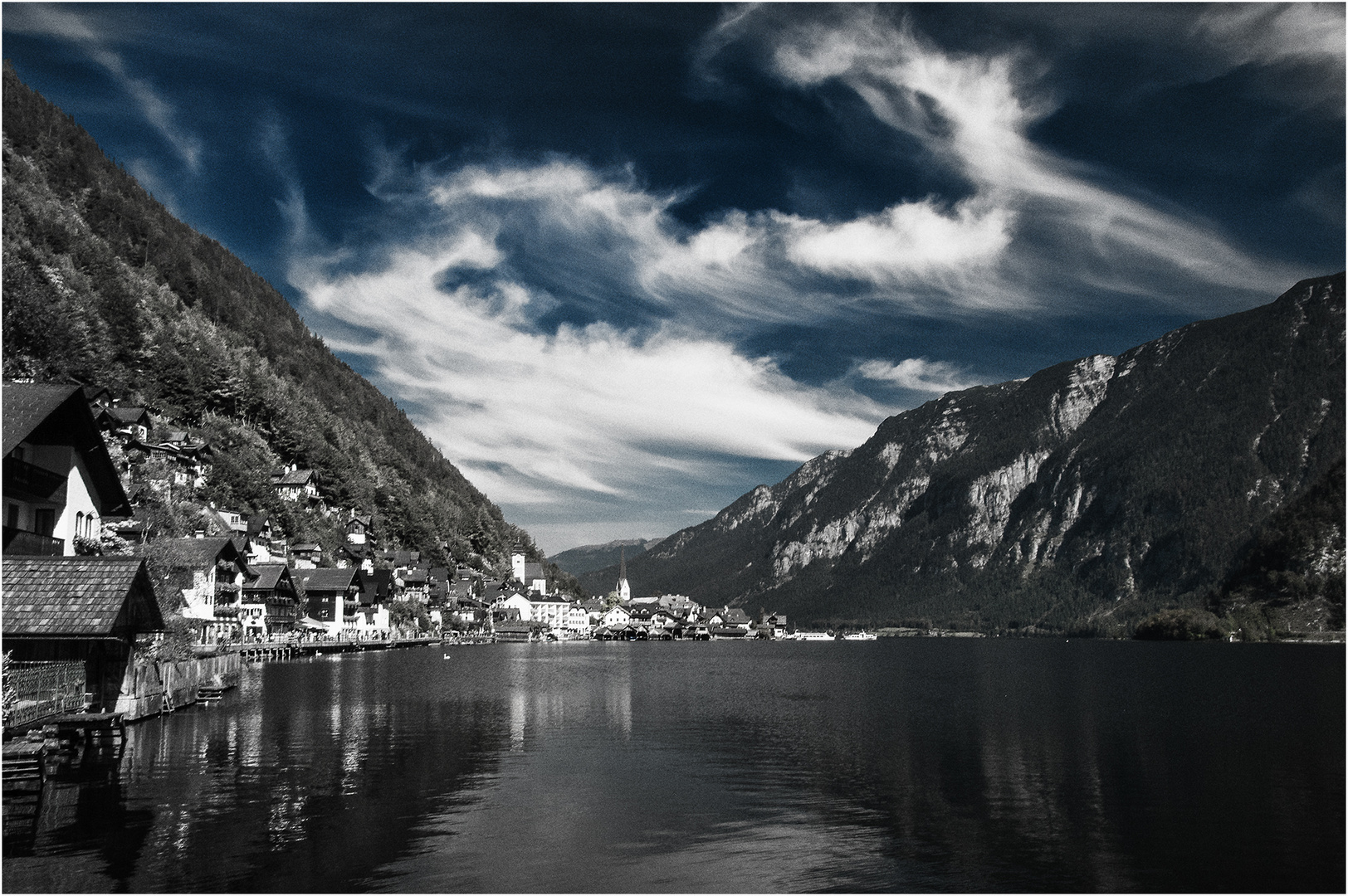 Wolken ziehen  vorüber