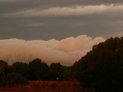 Wolken ziemlich Tief 2 Mallorca am Tage als der erste Orkan über Palma kam!