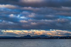 Wolkenaquarell über dem Untersee