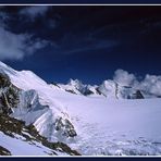 Wolkenaufzug am kleinen Matterhorn