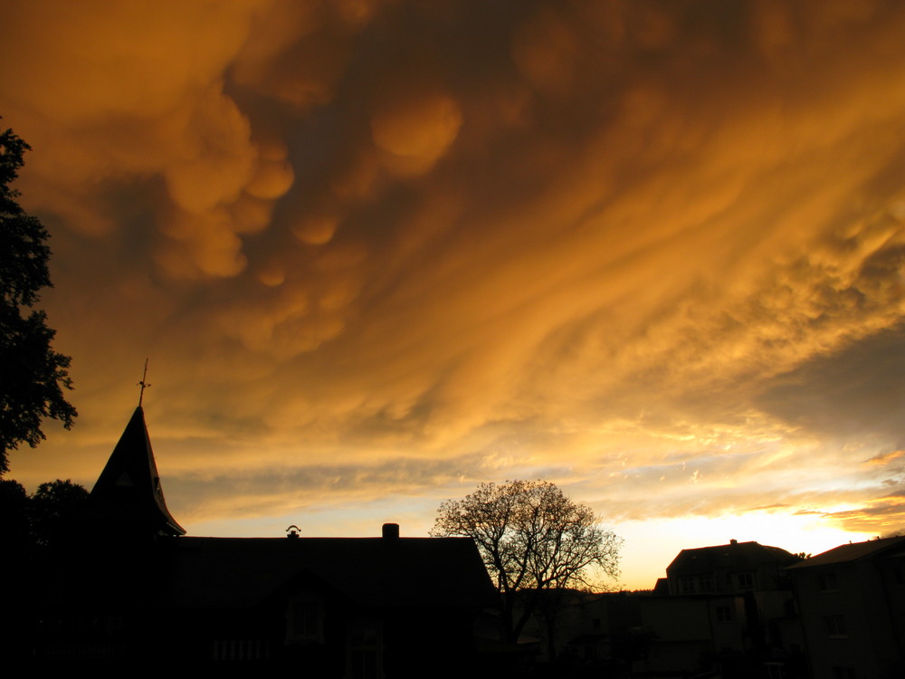 Wolkenaufzug in Binz