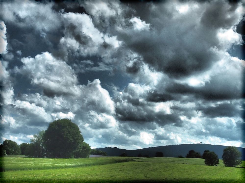 Wolkenballung um Weißenstadt