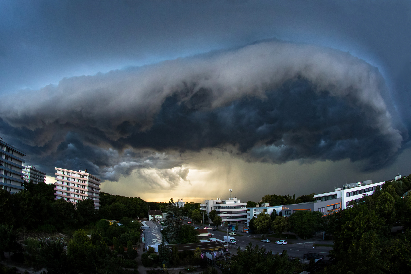 Wolkenband am 1. Juli