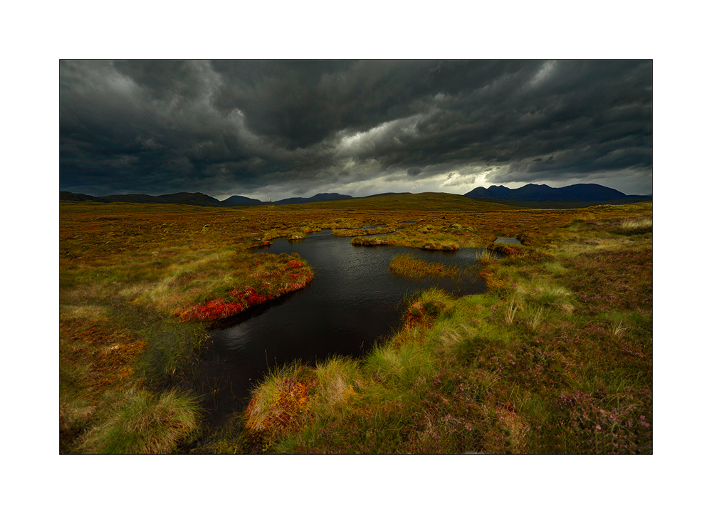 Wolkenbank in den Highlands