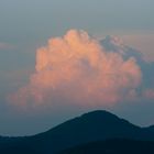 Wolkenberg im Abendlicht