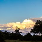 Wolkenberge am Rande des Okavango, Nambia