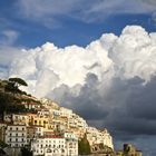 Wolkenberge über Amalfi