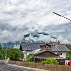 Wolkenberge über dem großen Arber