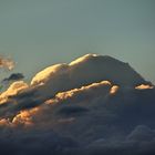 Wolkenberge über Frankreich