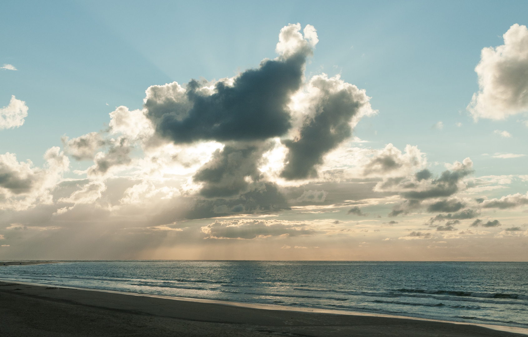 Wolkenbild in Renesse