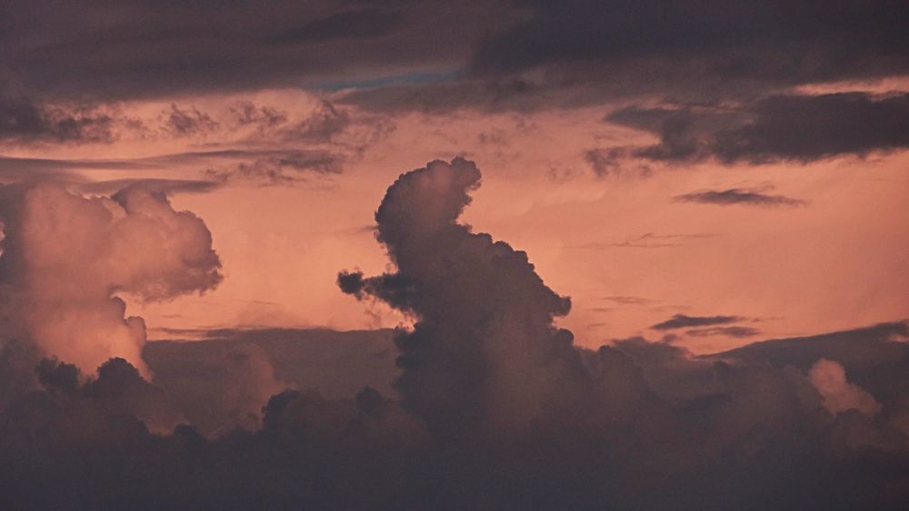 Wolkenbild über der Ostsee