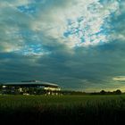 Wolkenbild und SAP-Arena