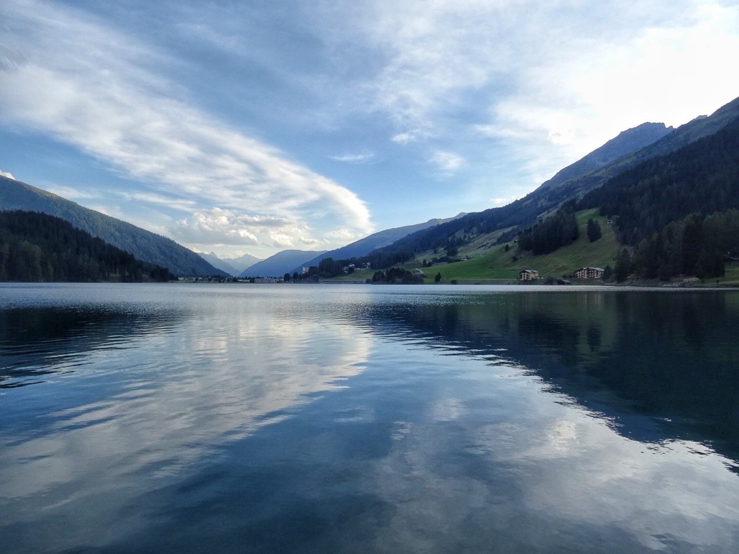 Wolkenbilder am Davoser See 