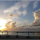 Wolkenbilder beim Sonnenuntergang