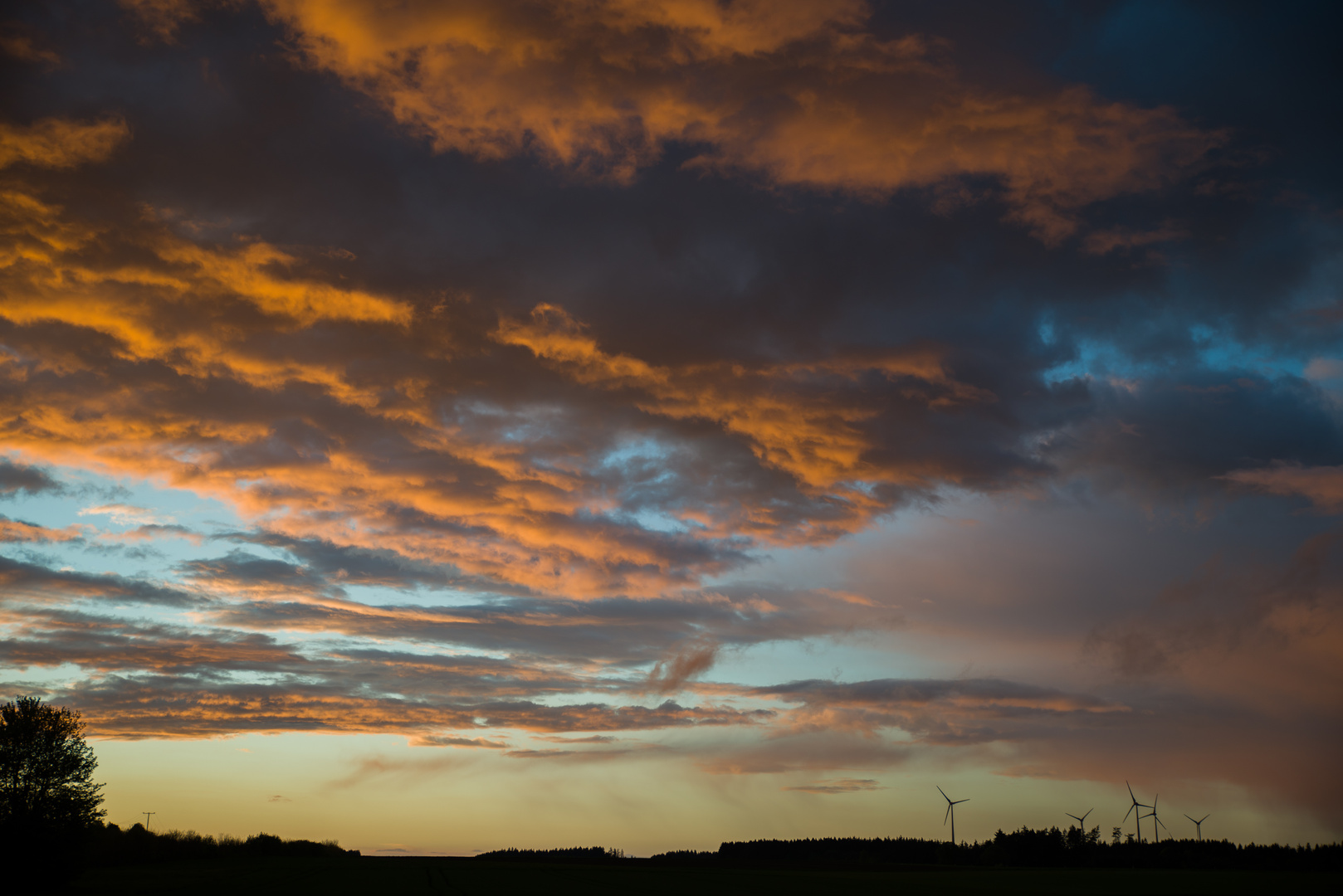 Wolkenbilder in Batzhausen