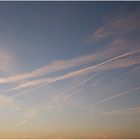Wolkenbilder: morgens in Pankow