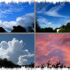 Wolkenbilder morgens - mittags - abends