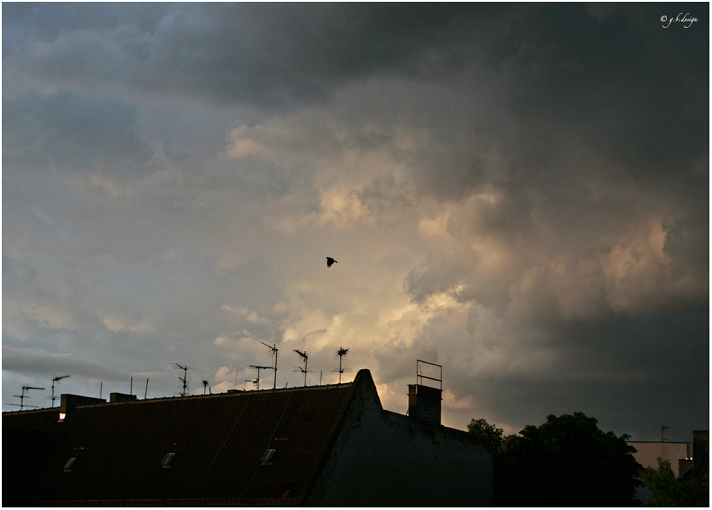 Wolkenbilder: Restlicht