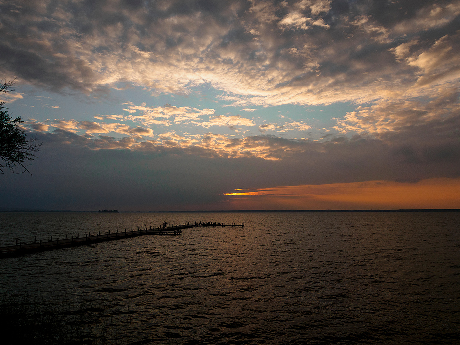 Wolkenbildung am Abend