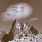 Wolkenbildung am Gipfel des Mt.Kenya