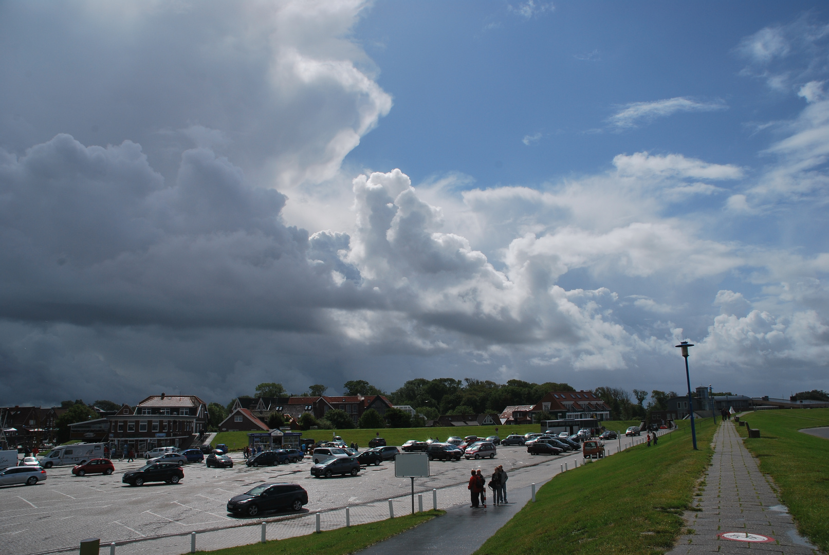 Wolkenbildung am Nordseestrand