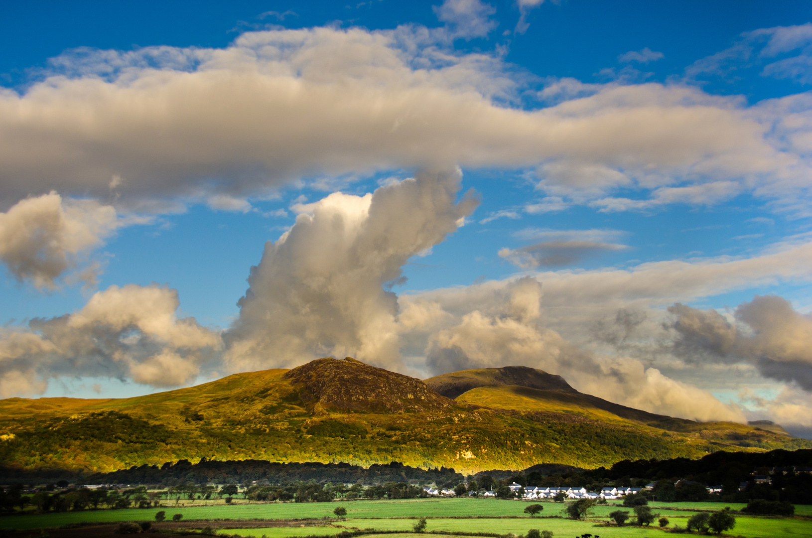 Wolkenbildung in Wales