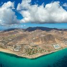 Wolkenbildung über der südlichen Halbinsel Jandia Playa