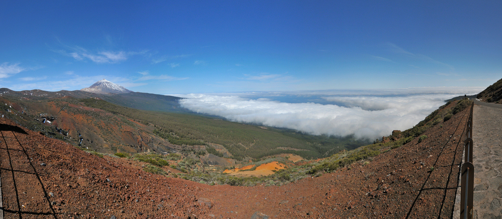 Wolkenbrandung unter dem Teide