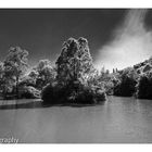 Wolkenbruch am See