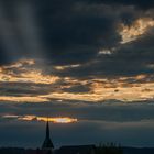 Wolkenbruch über Bergheim