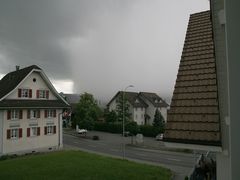 Wolkenbruch über dem Luzerner Seetal