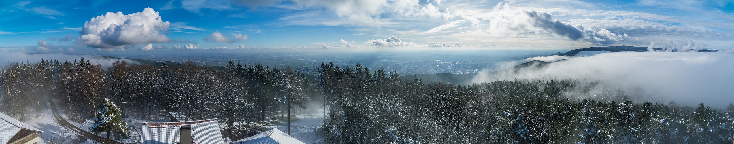 Wolkenchaos am Weinbiet