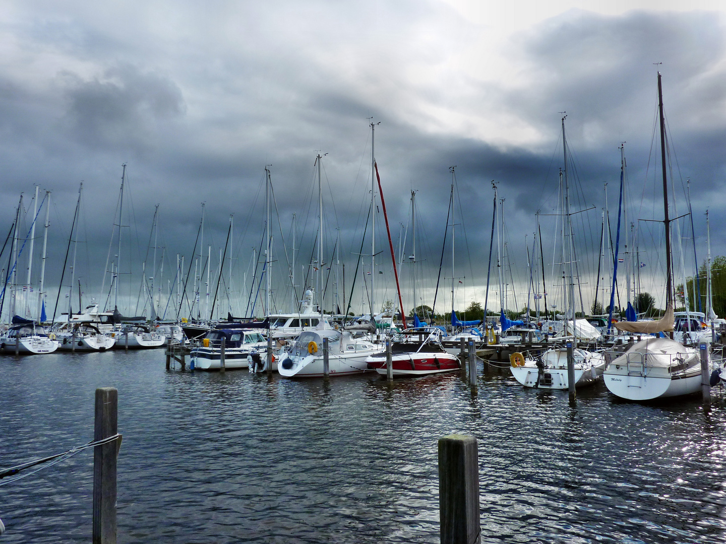 Wolkendecke auf Spießen