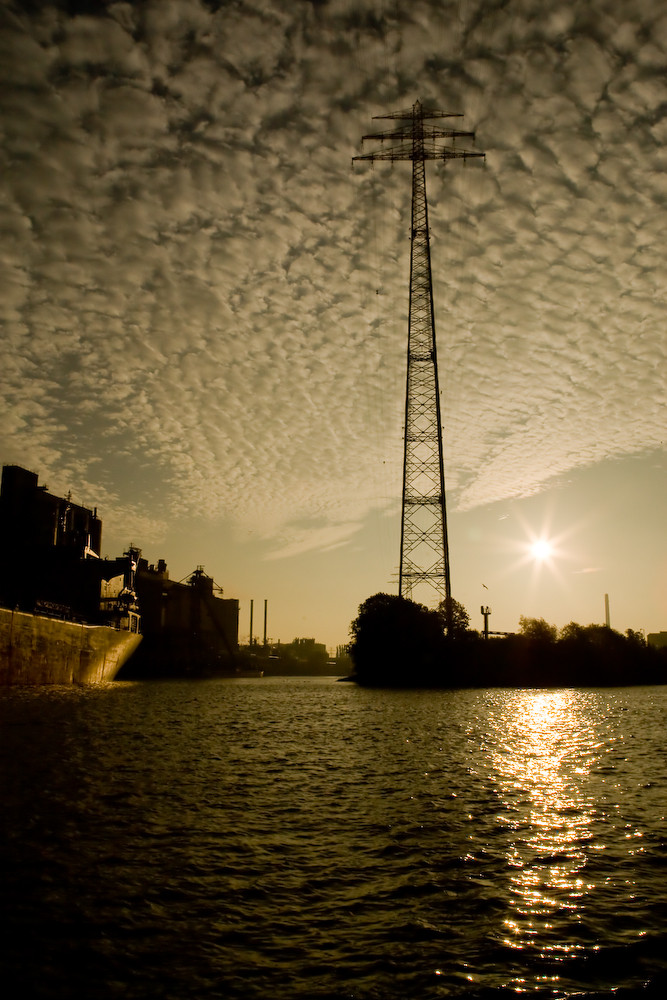 Wolkendecke nach Sonnenaufgang