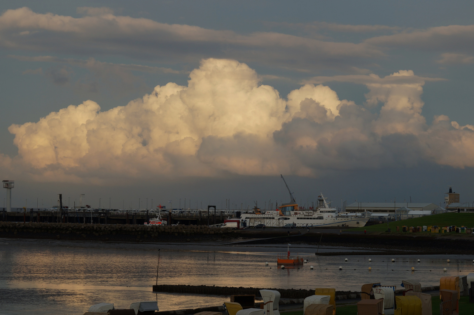 Wolkendecke über Cuxhaven
