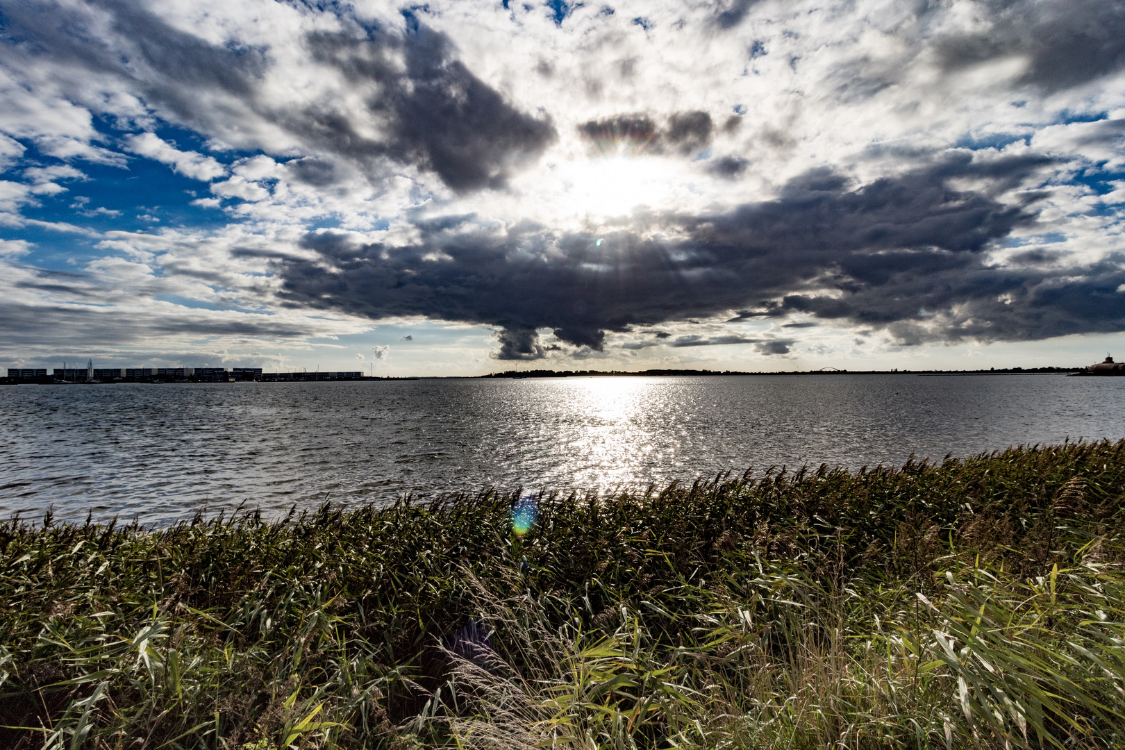 Wolkendecke über Fehmarn