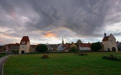 Wolkendrama über Sulzfeld am Main