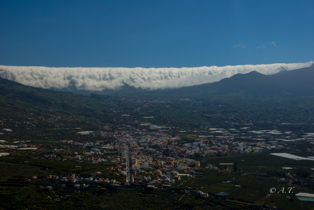 Wolkenfall auf La Palma