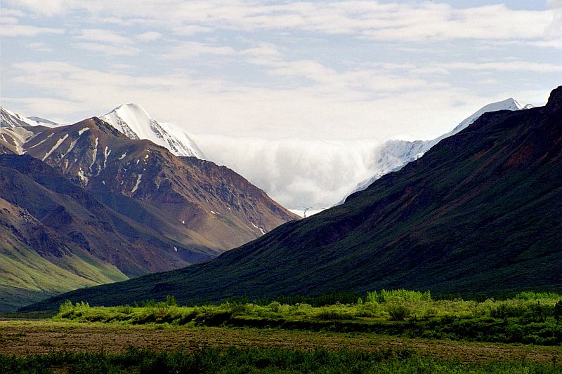 Wolkenfall im Denali Nationalpark (II)