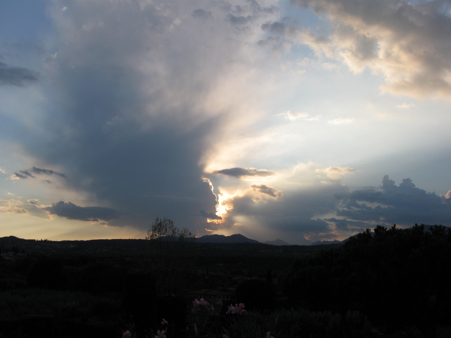 Wolkenformation am Lago di Garda