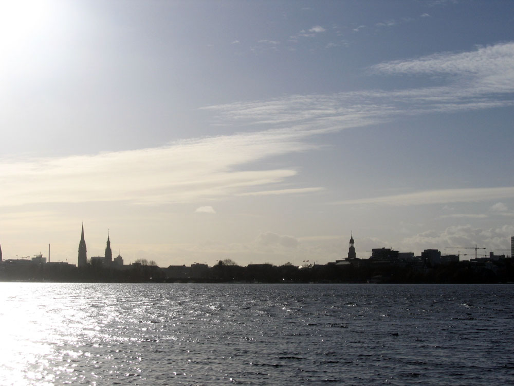 Wolkenformation gepaart mit Sonne & Wasser