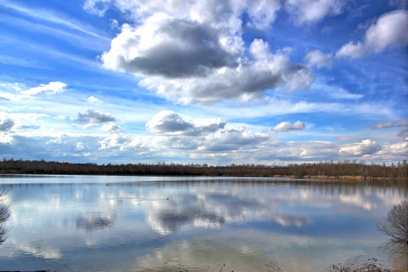 Wolkenformation über dem Boisdorfer See