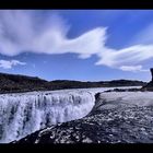 Wolkenformation über dem Dettifoss