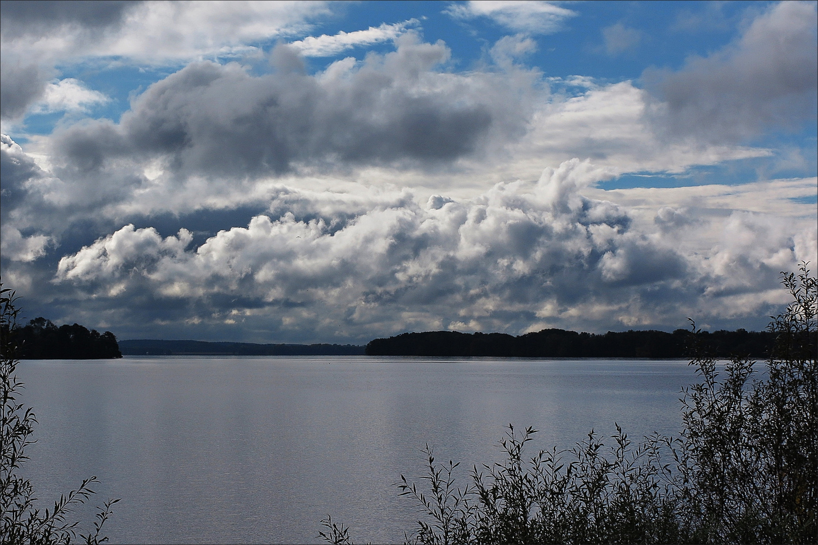 Wolkenformation über dem Großen Plöner See