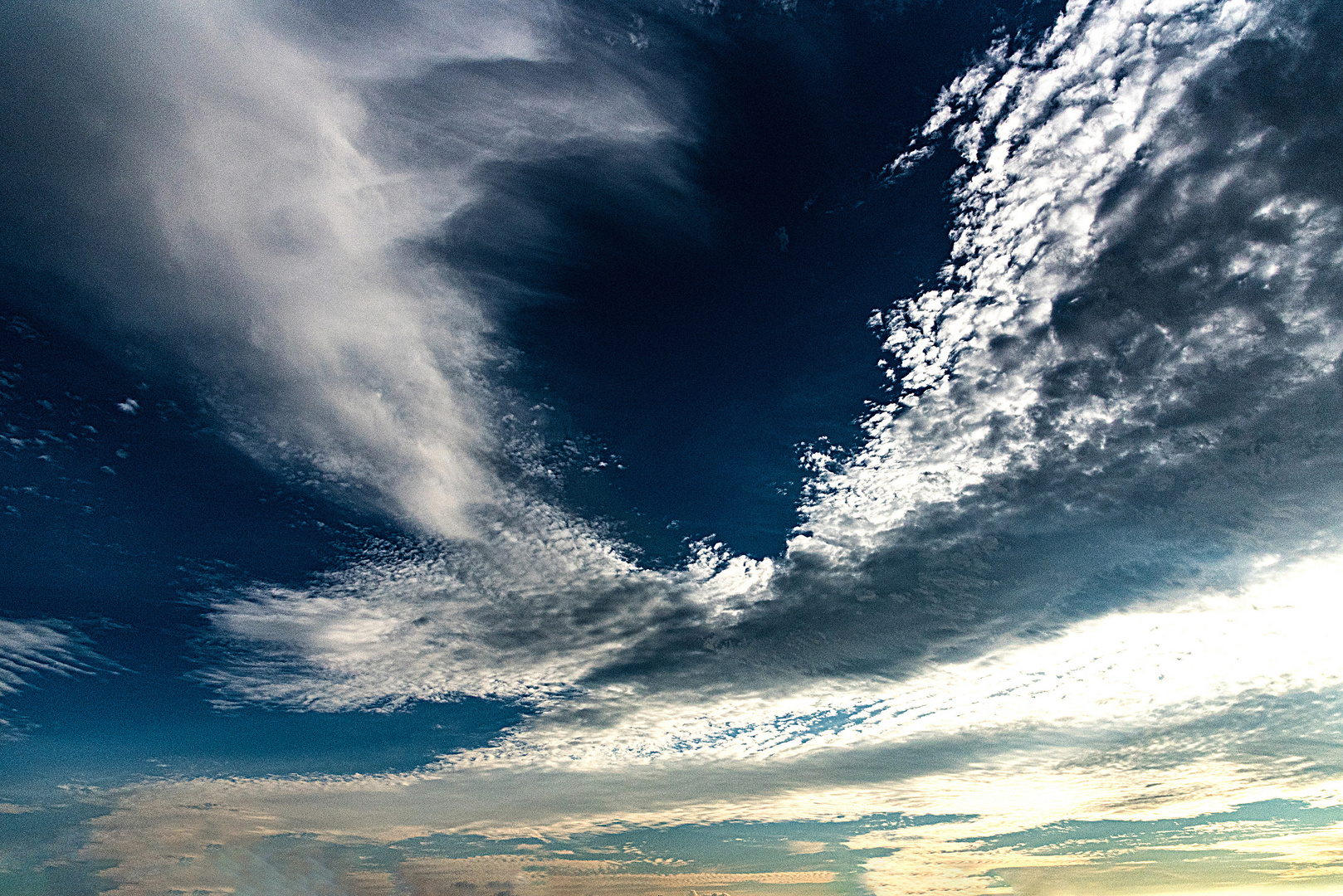 Wolkenformation über dem Teufelsmoor