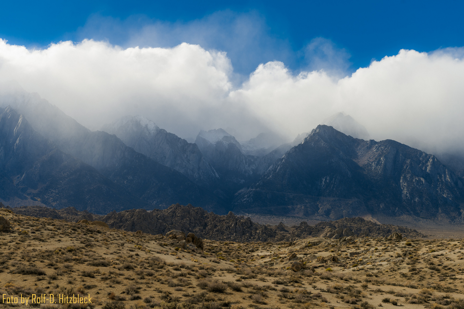 Wolkenformation über der Sierra Nevada