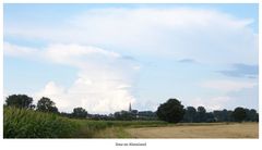 Wolkenformation über Zons